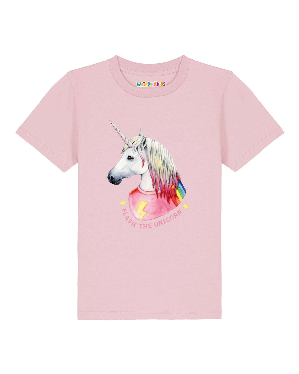 Flash, the unicorn | T-Shirt Kinder-front;C005