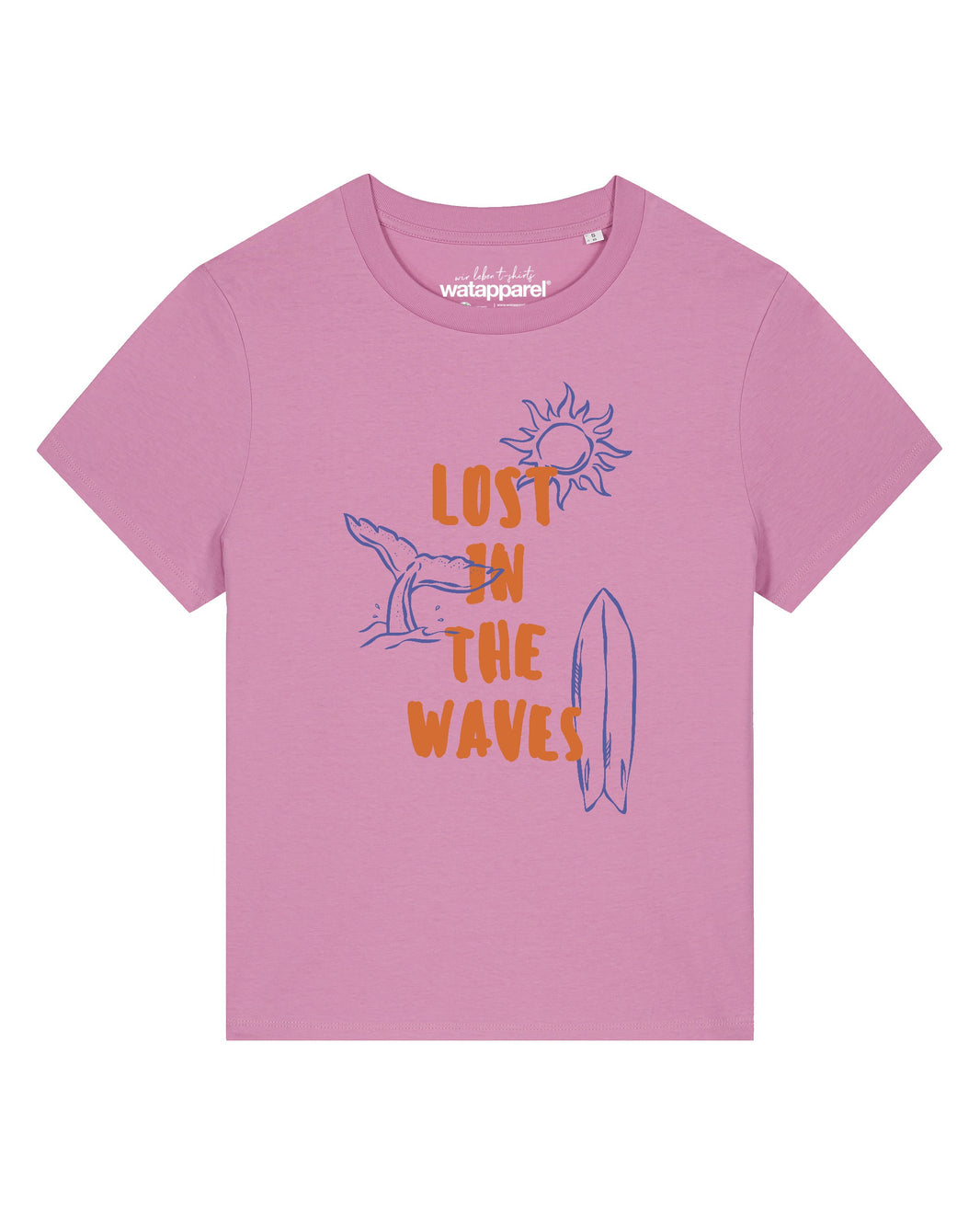 Lost in the waves | T-Shirt Frauen-front;C129