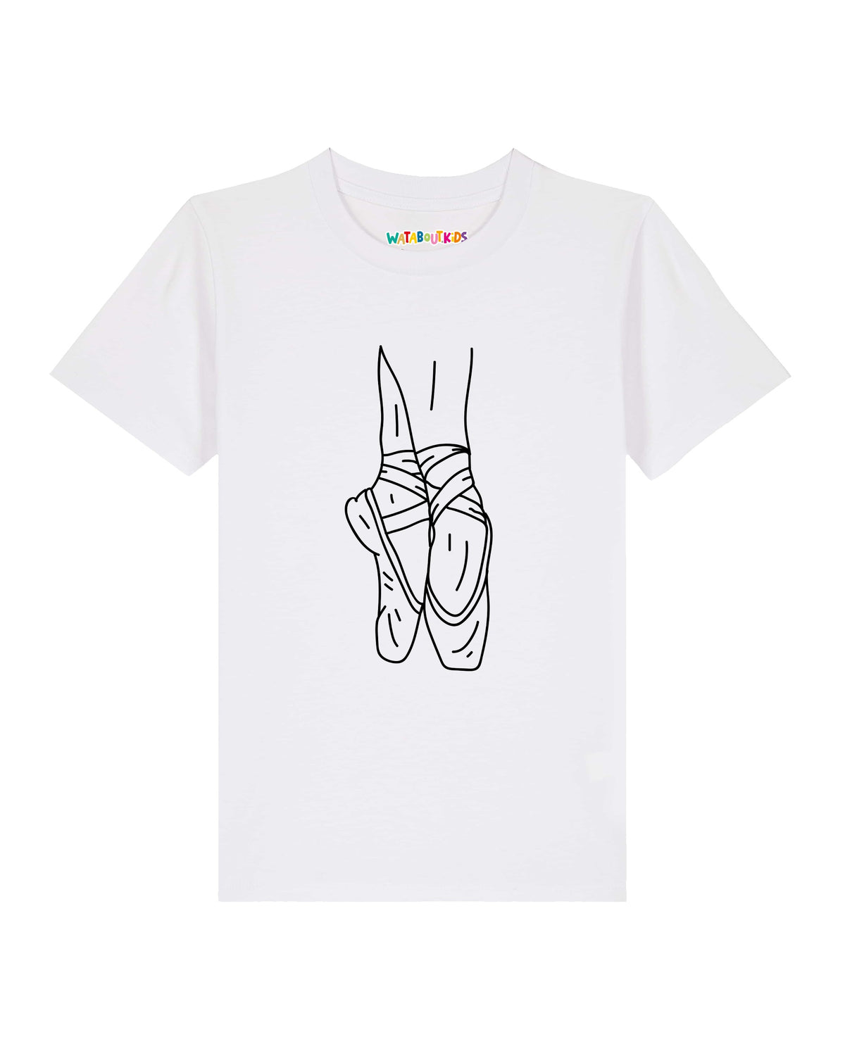 Ballett Spitze | T-Shirt Kinder-front;C001