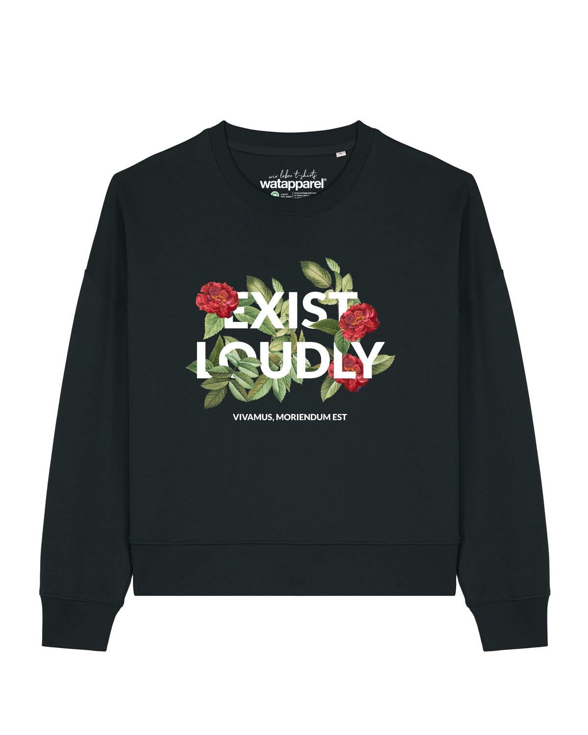 Exist Loudly | Sweatshirt Frauen-front;C002