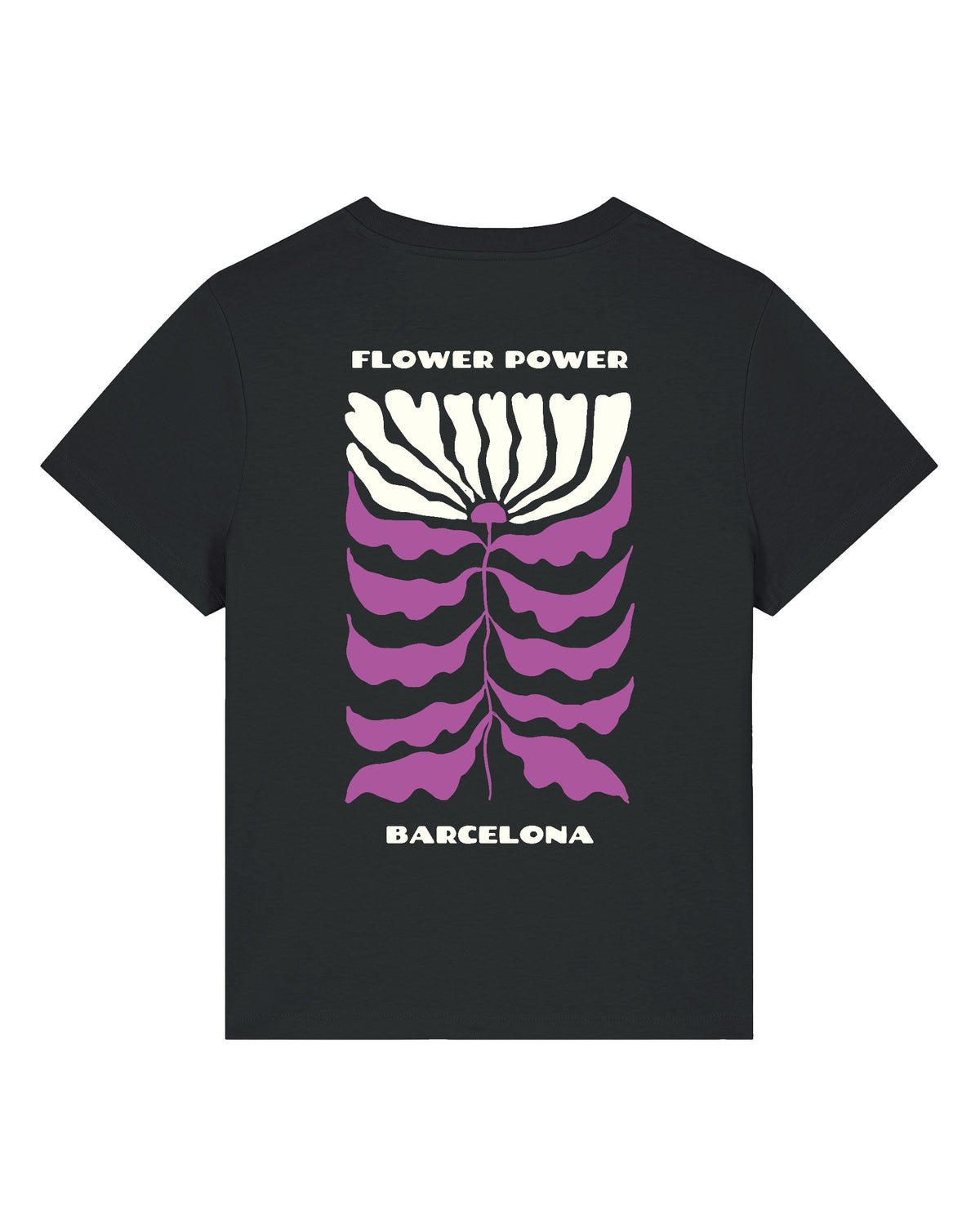 Barcelona Flora | T-Shirt Frauen-back;C002
