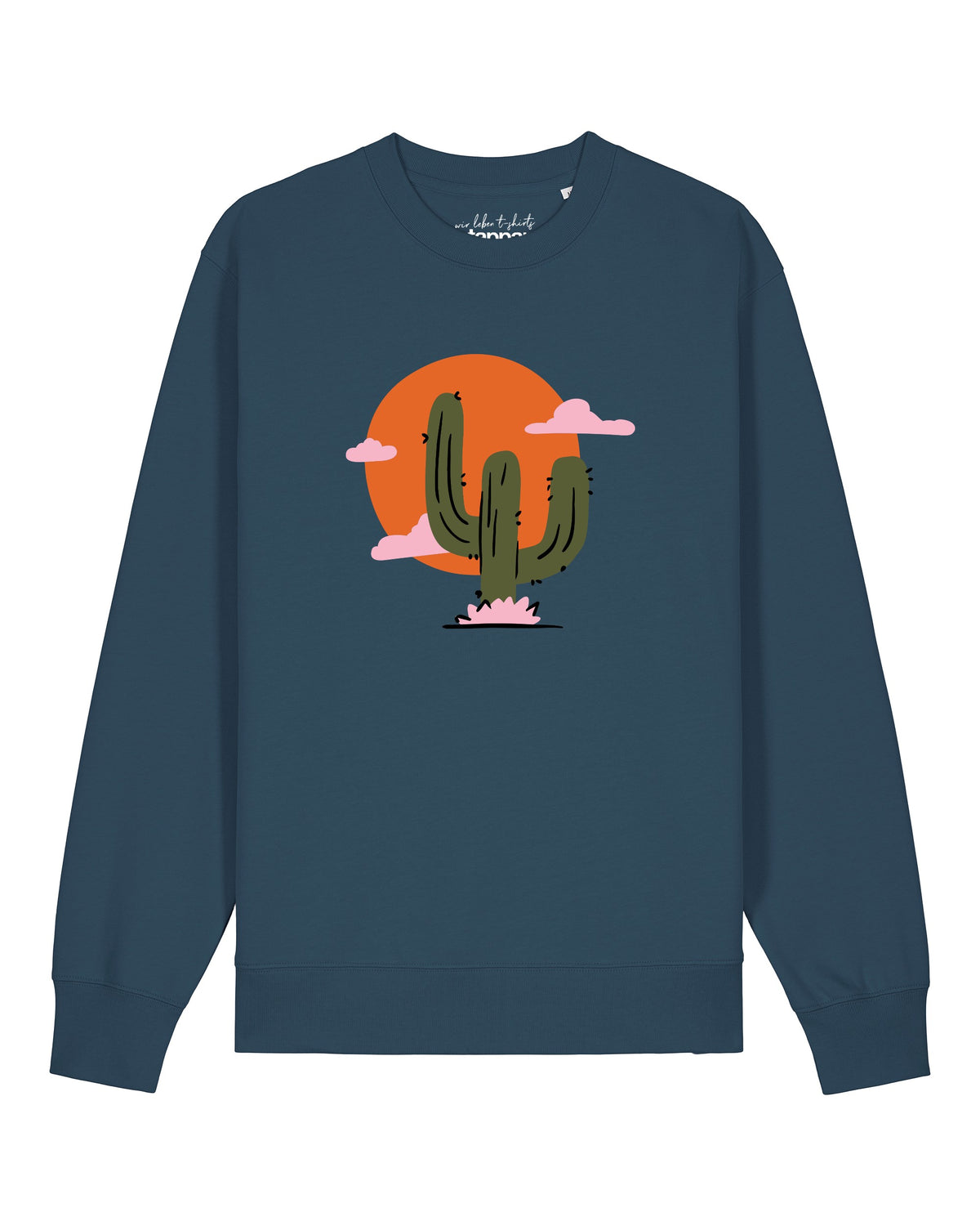Kaktus im Sonnenuntergang | Sweatshirt Unisex-front;C702