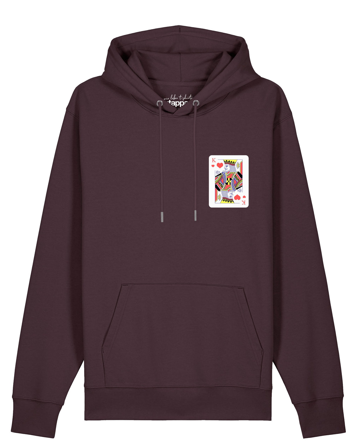 König der Herzen | Hoodie Unisex-front;C116