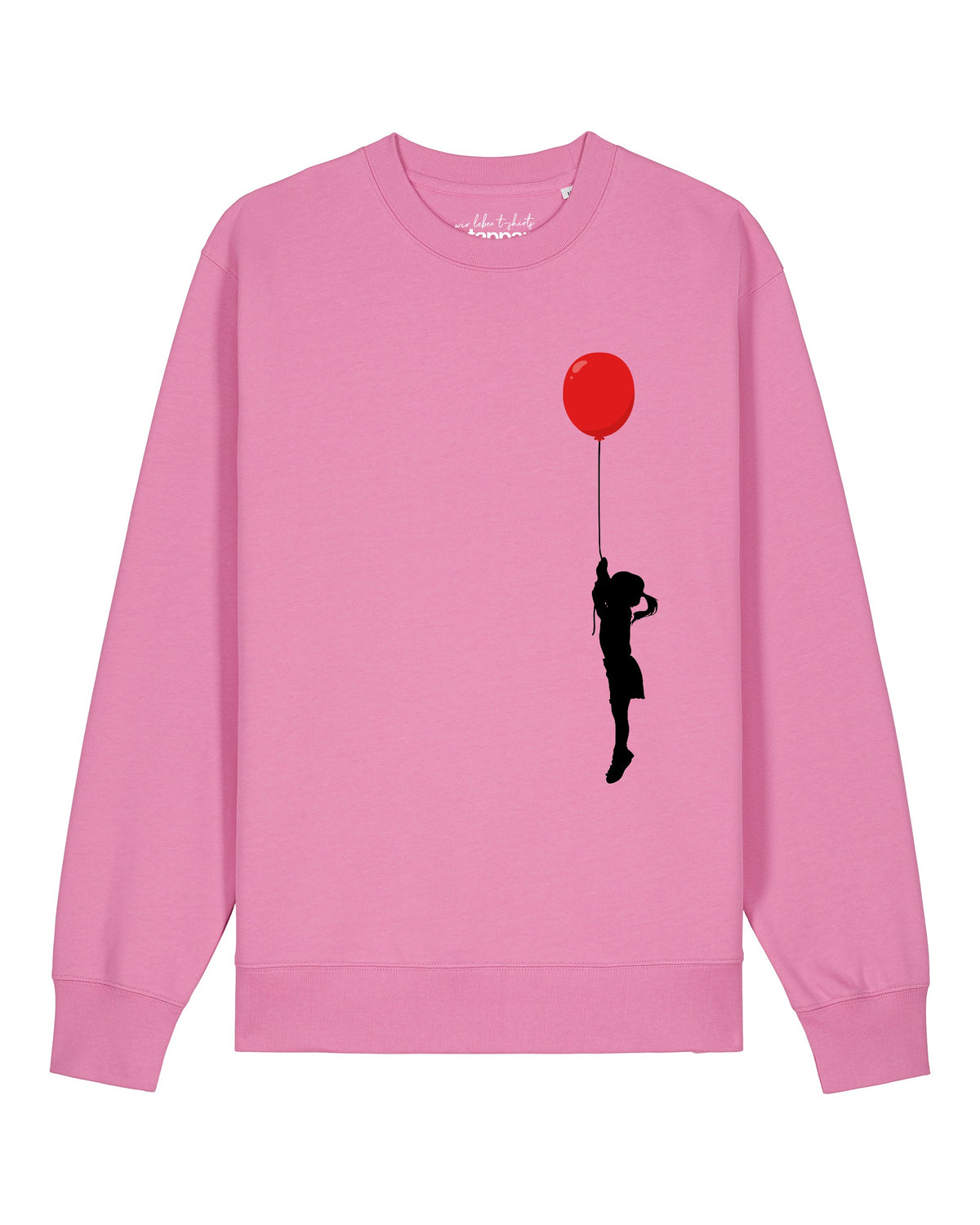 Mädchen mit Luftballon | Sweatshirt Unisex-front;C129