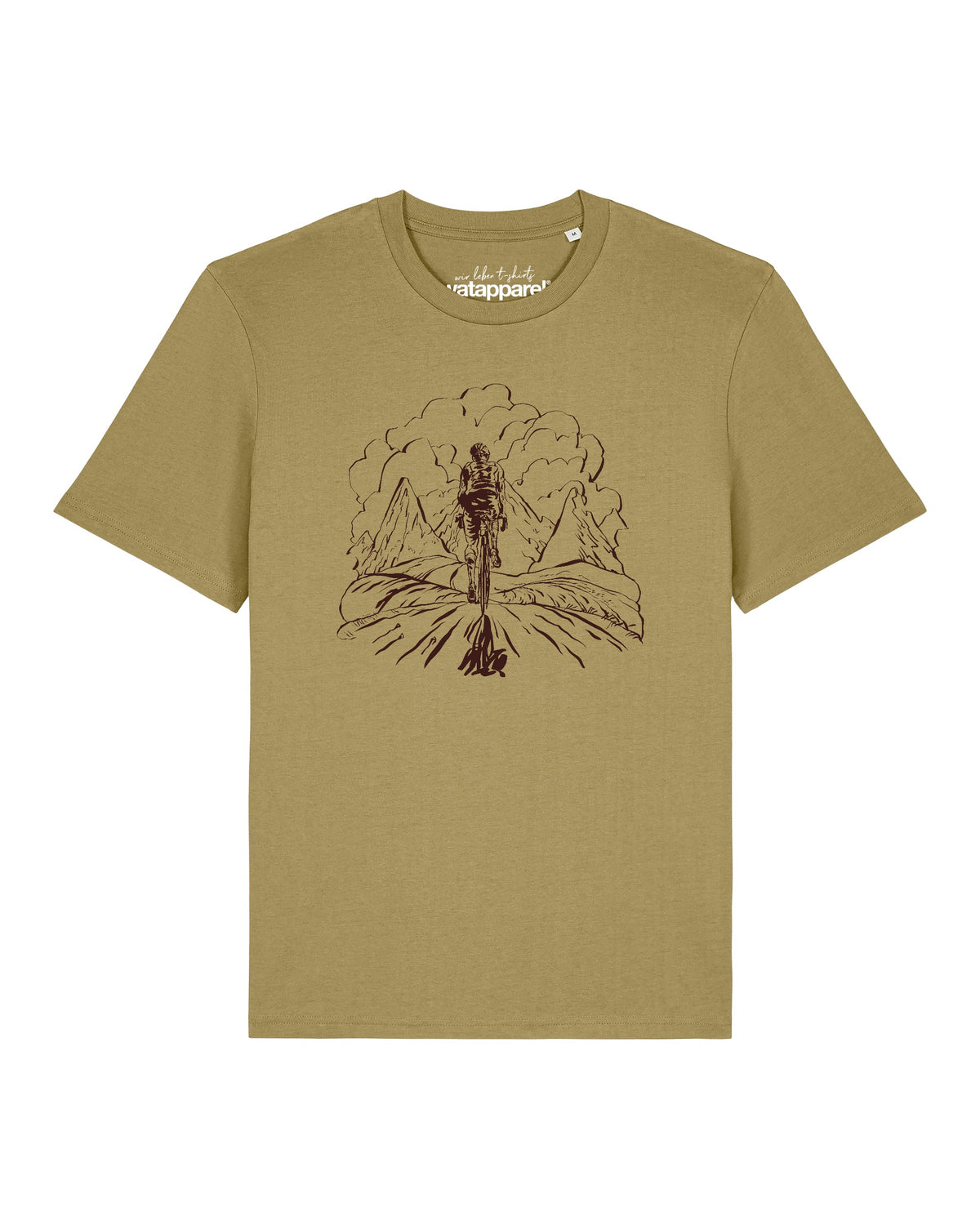 Berge und Mountainbike | T-Shirt Unisex-front;C153