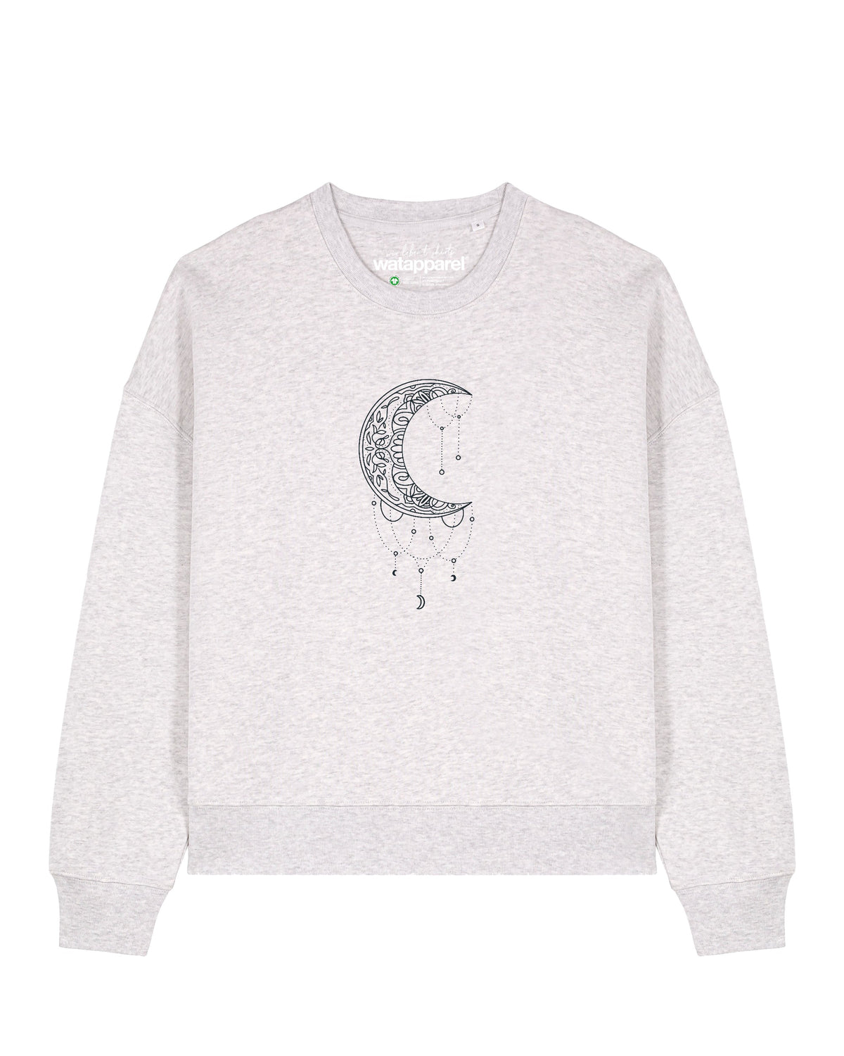 Mandala Moon | Sweatshirt Frauen-front;C146