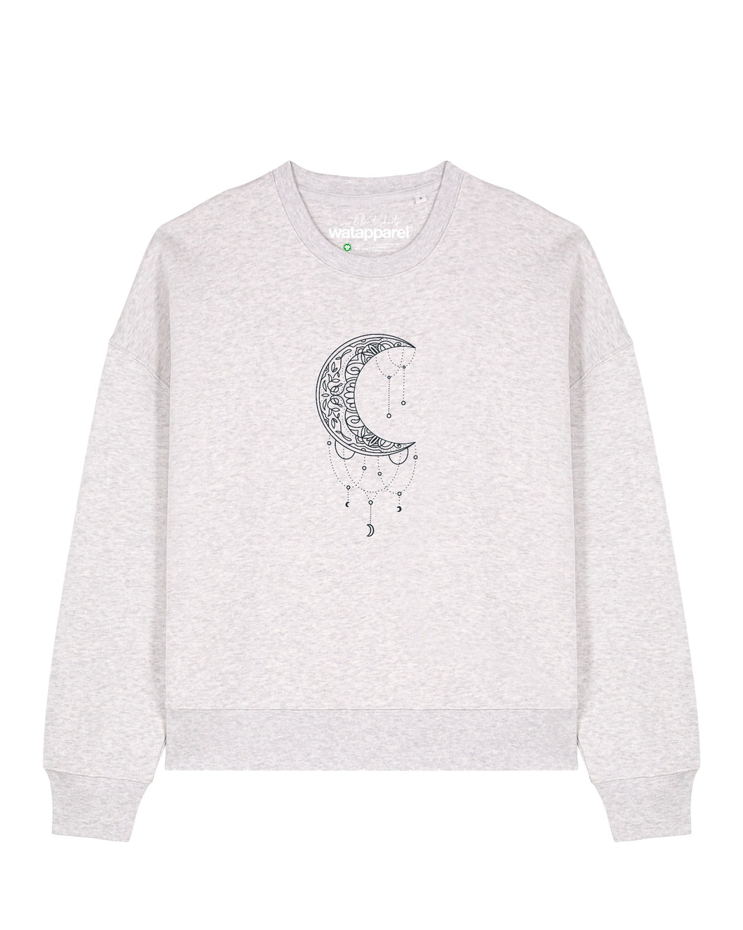 Mandala Moon | Sweatshirt Frauen-front;C146