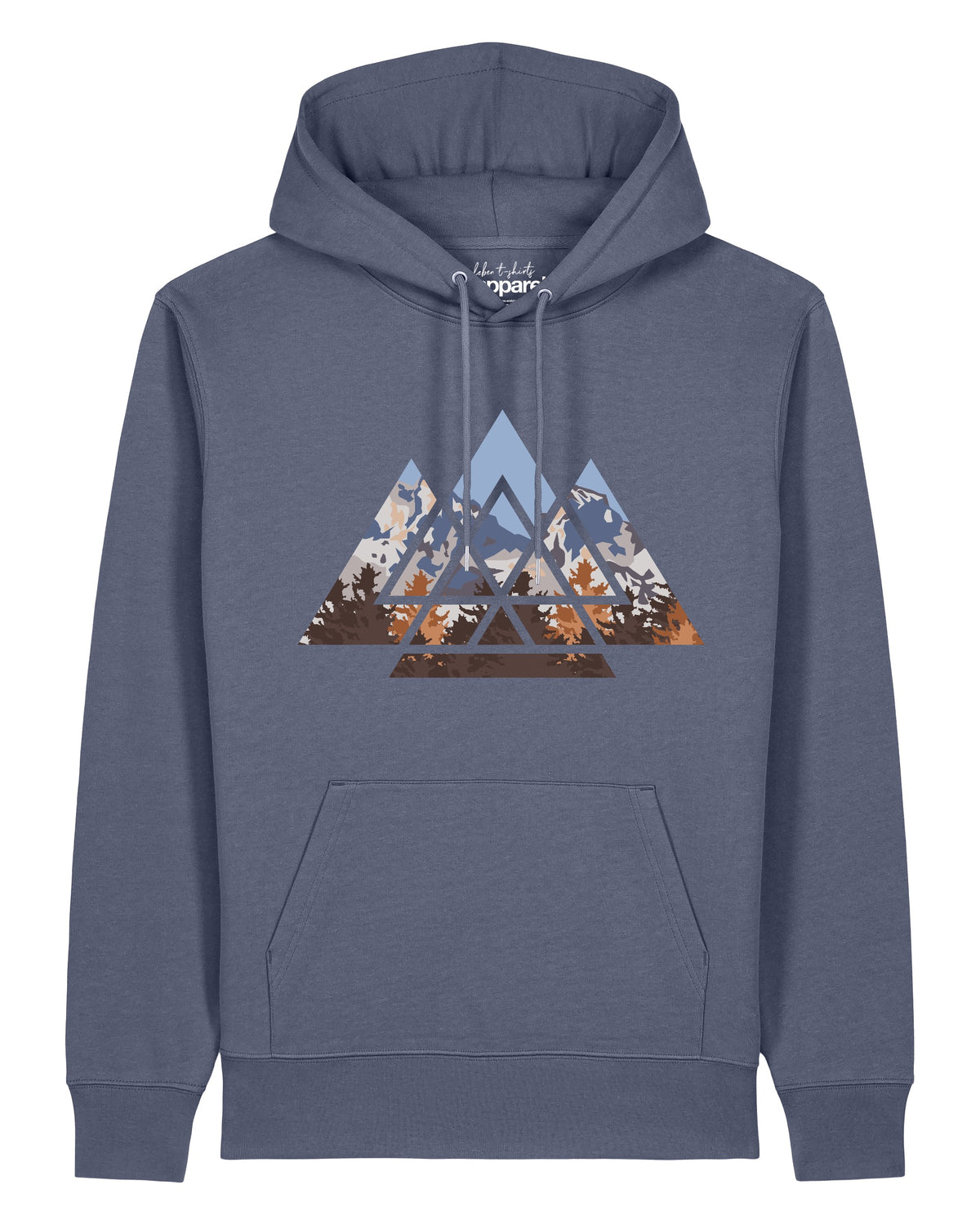 Geometric Landscape | Hoodie Unisex-front;C156