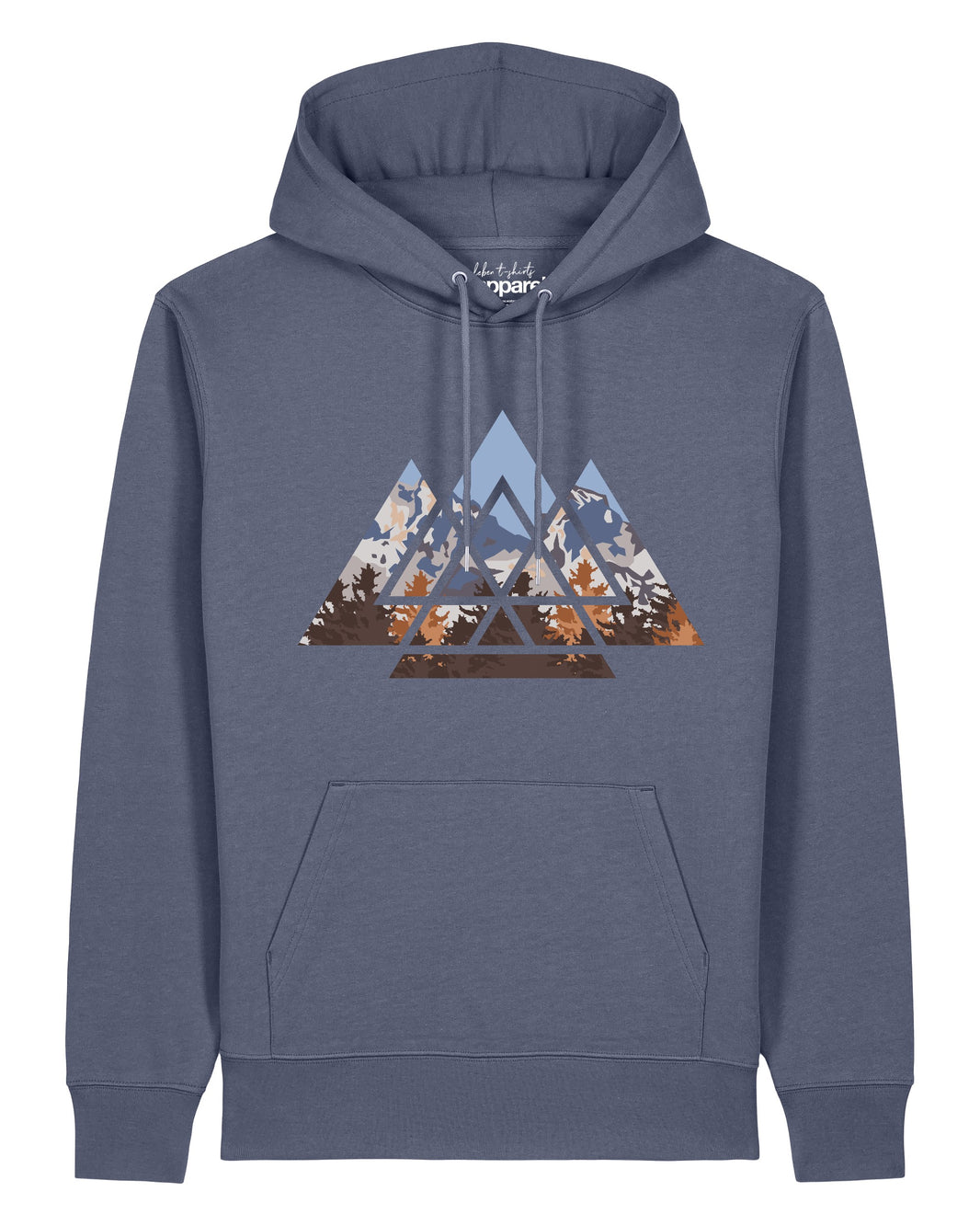 Geometric Landscape | Hoodie Unisex-front;C156
