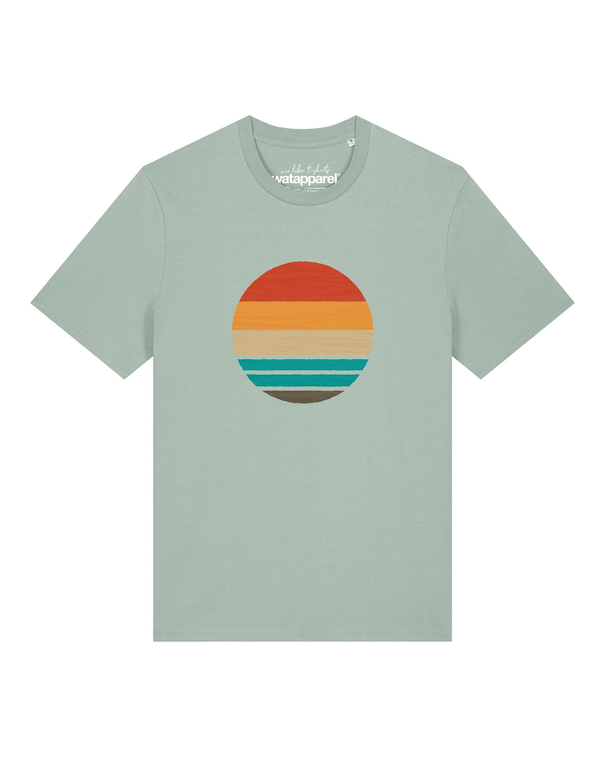 Retro Sunset Ocean | T-Shirt Unisex-front;C089