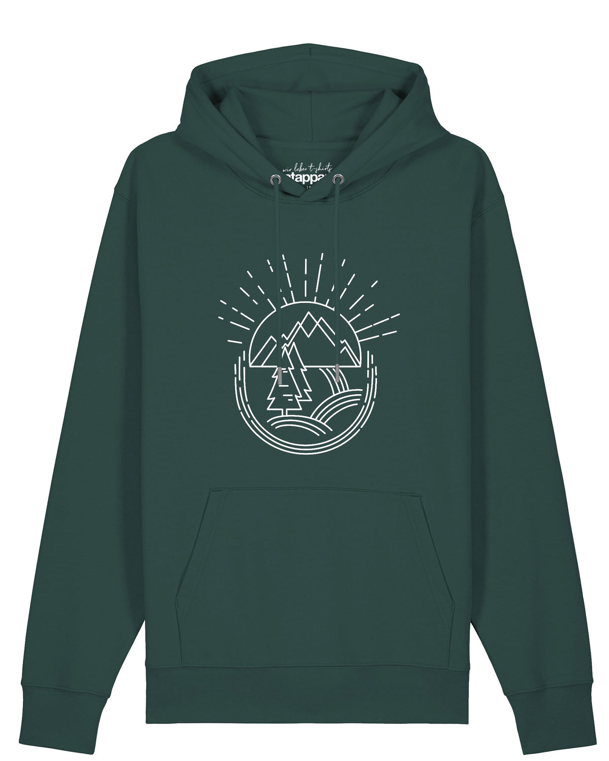 Natur ist schön | Hoodie Unisex-front;C036
