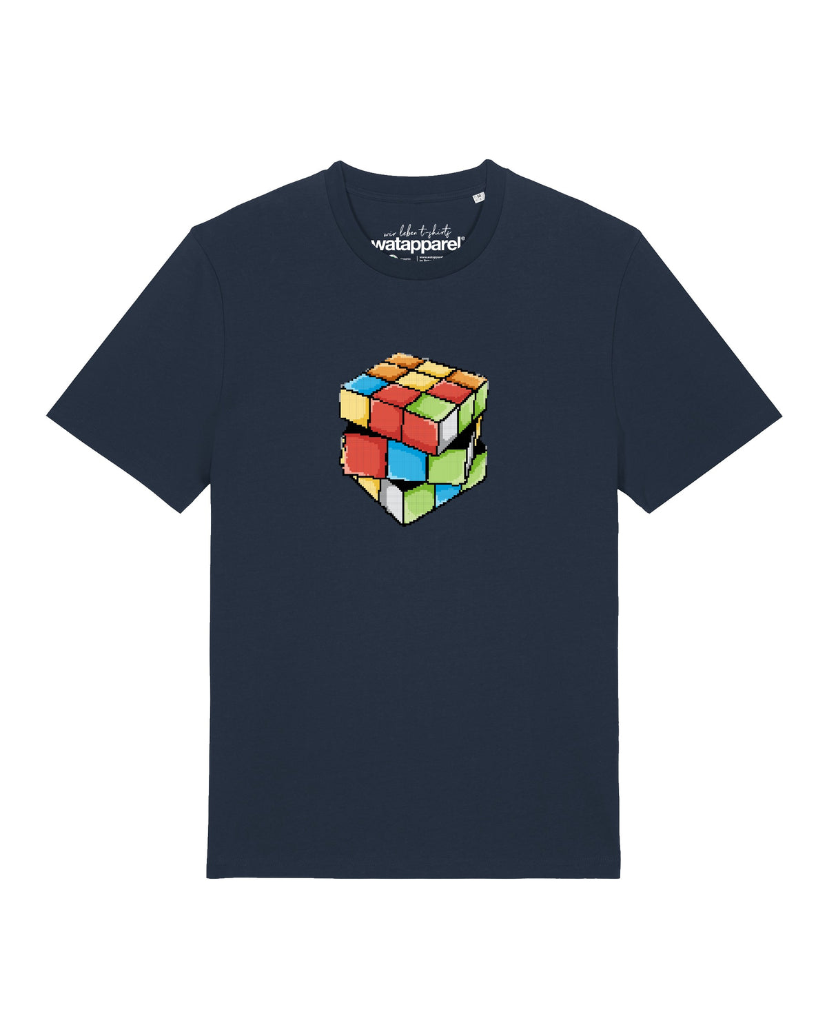 Pixel Zauberwürfel | T-Shirt Unisex-front;C727