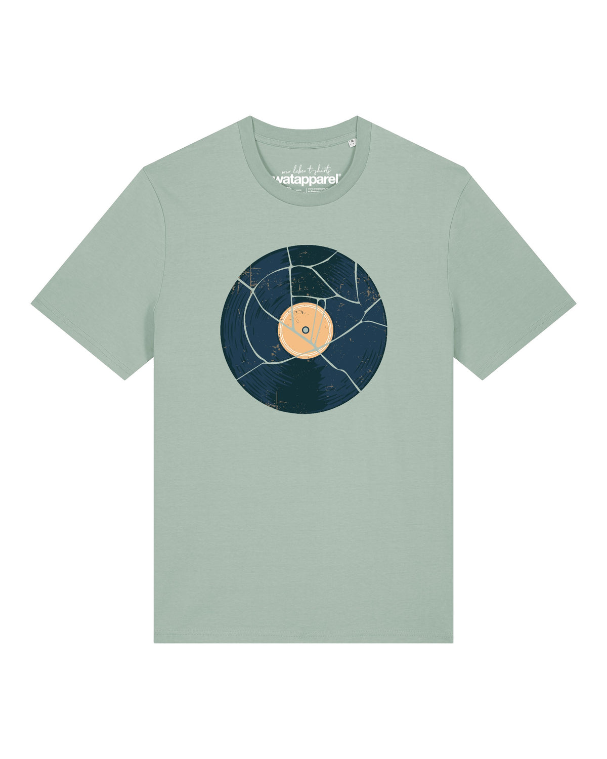 Broken Vinyl | T-Shirt Unisex-front;C089