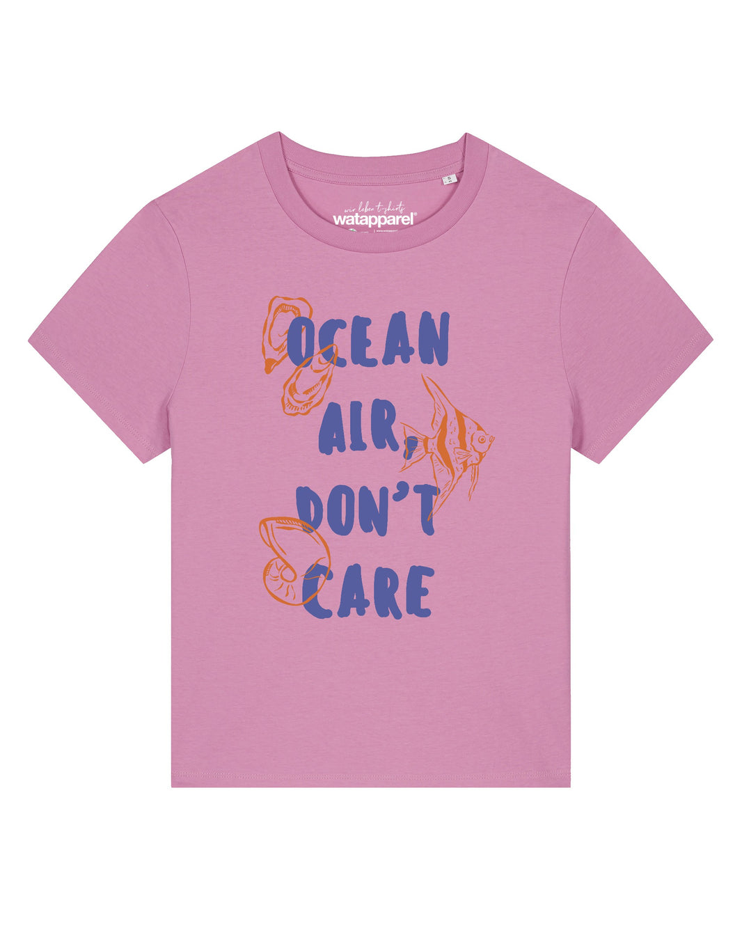 Ocean air dont care | T-Shirt Frauen-front;C129