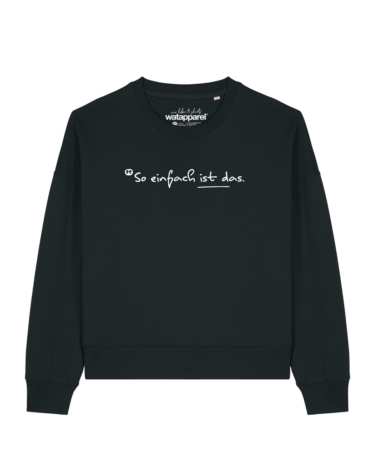 So einfach ist das | Sweatshirt Frauen-front;C002