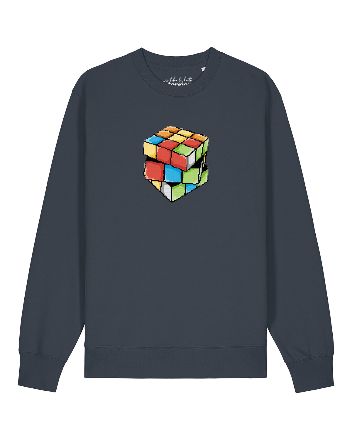 Pixel Zauberwürfel | Sweatshirt Unisex-front;C715