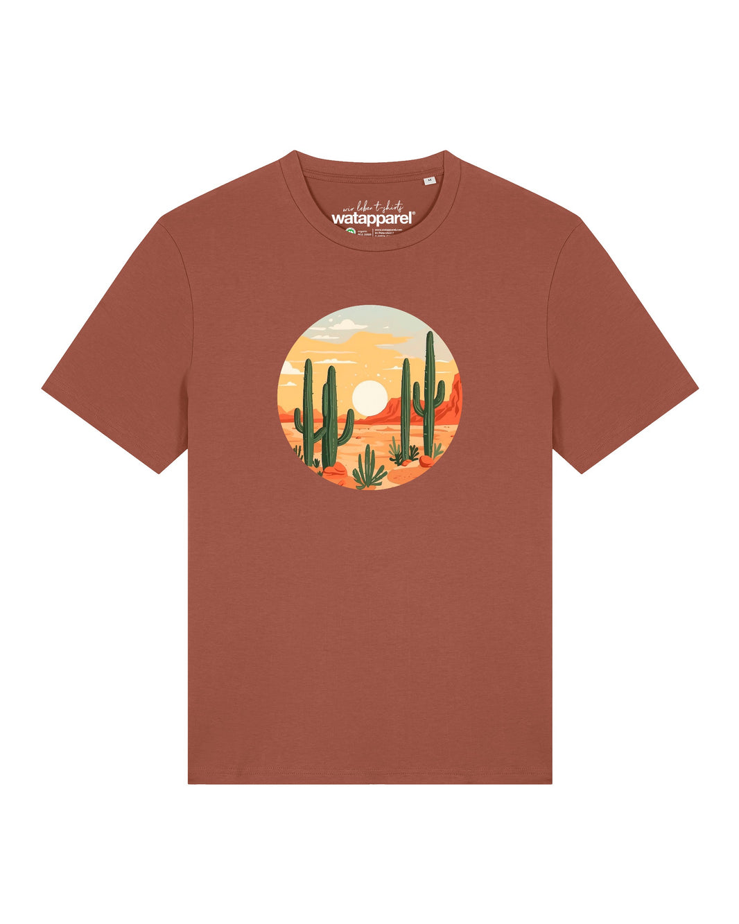 Sonnenuntergang in der Wüste | T-Shirt Unisex-front;C730