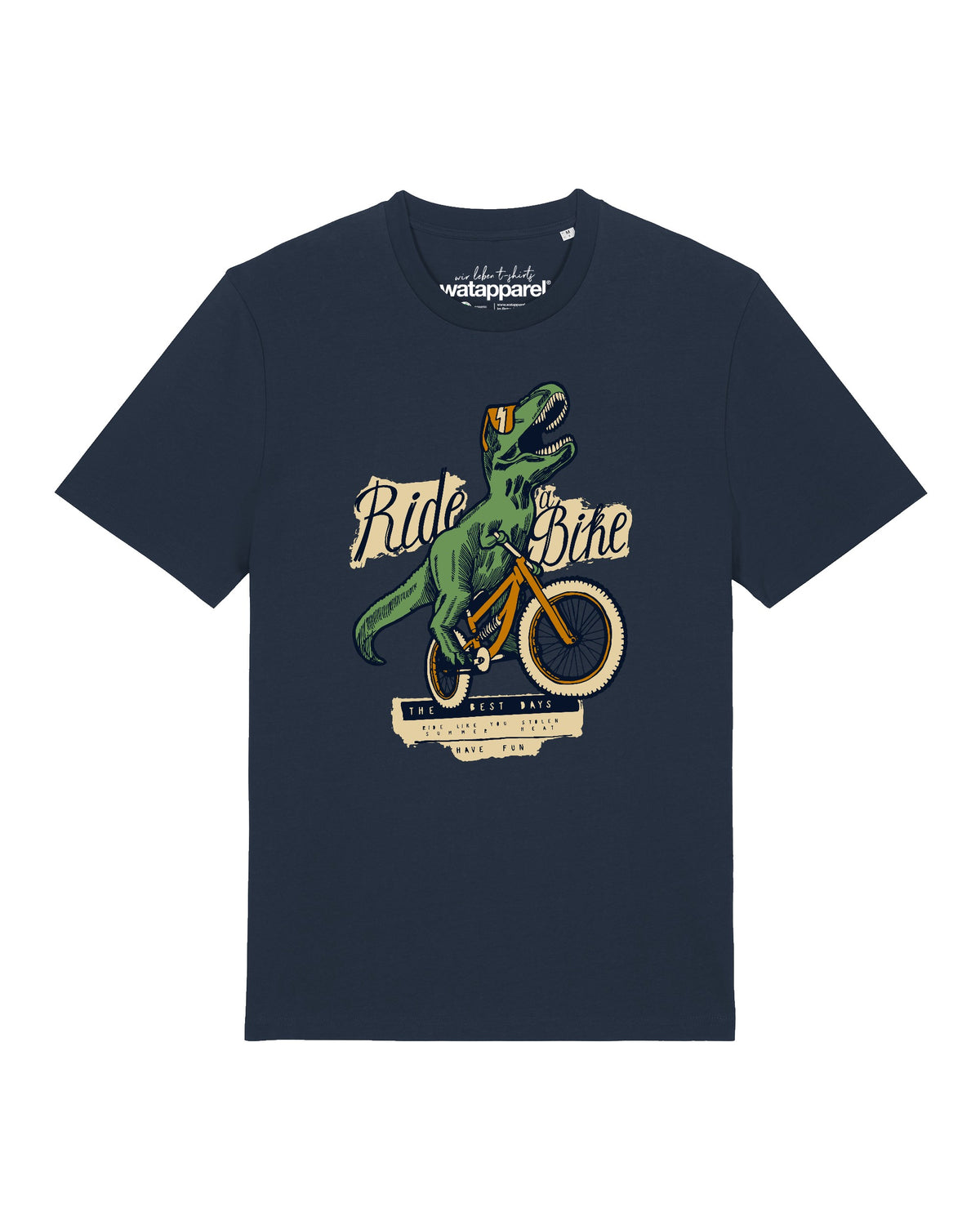 T-Rex Fahrrad | T-Shirt Unisex-front;C727