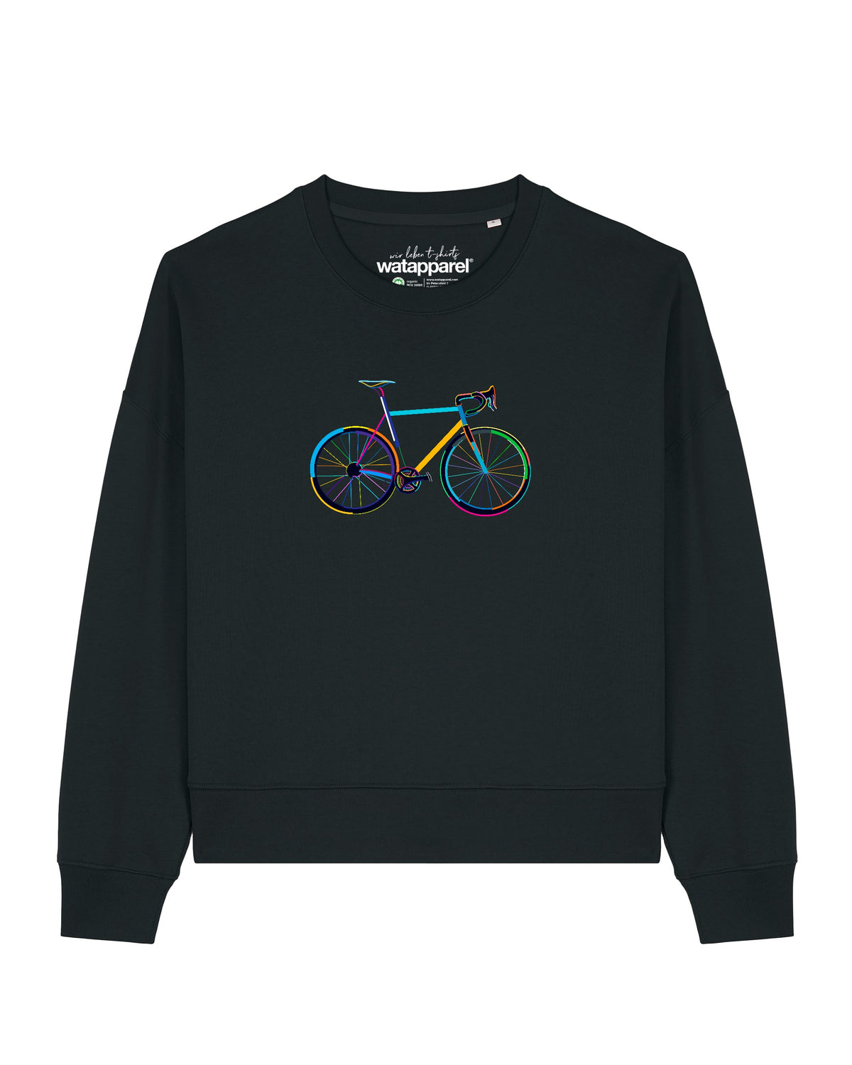 Fahrrad by night | Sweatshirt Frauen-front;C002