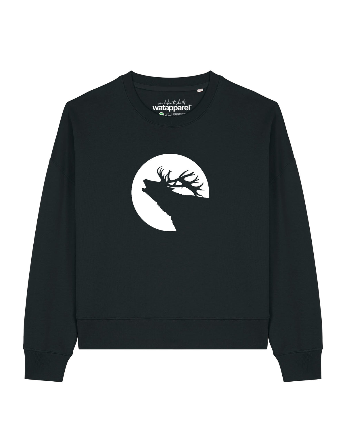 Röhrender Hirsch | Sweatshirt Frauen-front;C002