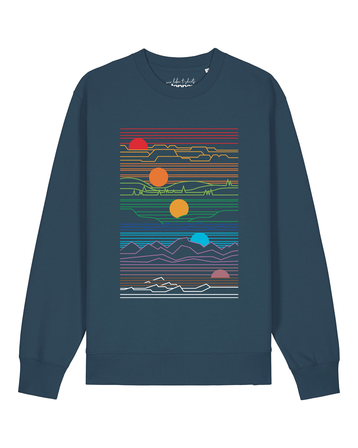 Sun And Moon | Sweatshirt Unisex-front;C702