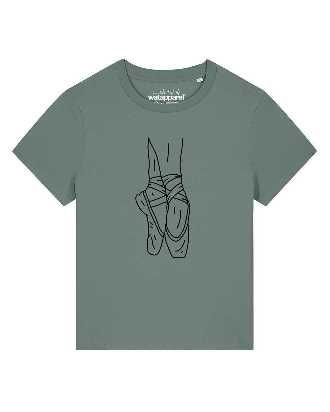 Ballett Spitze | T-Shirt Frauen-front;C144