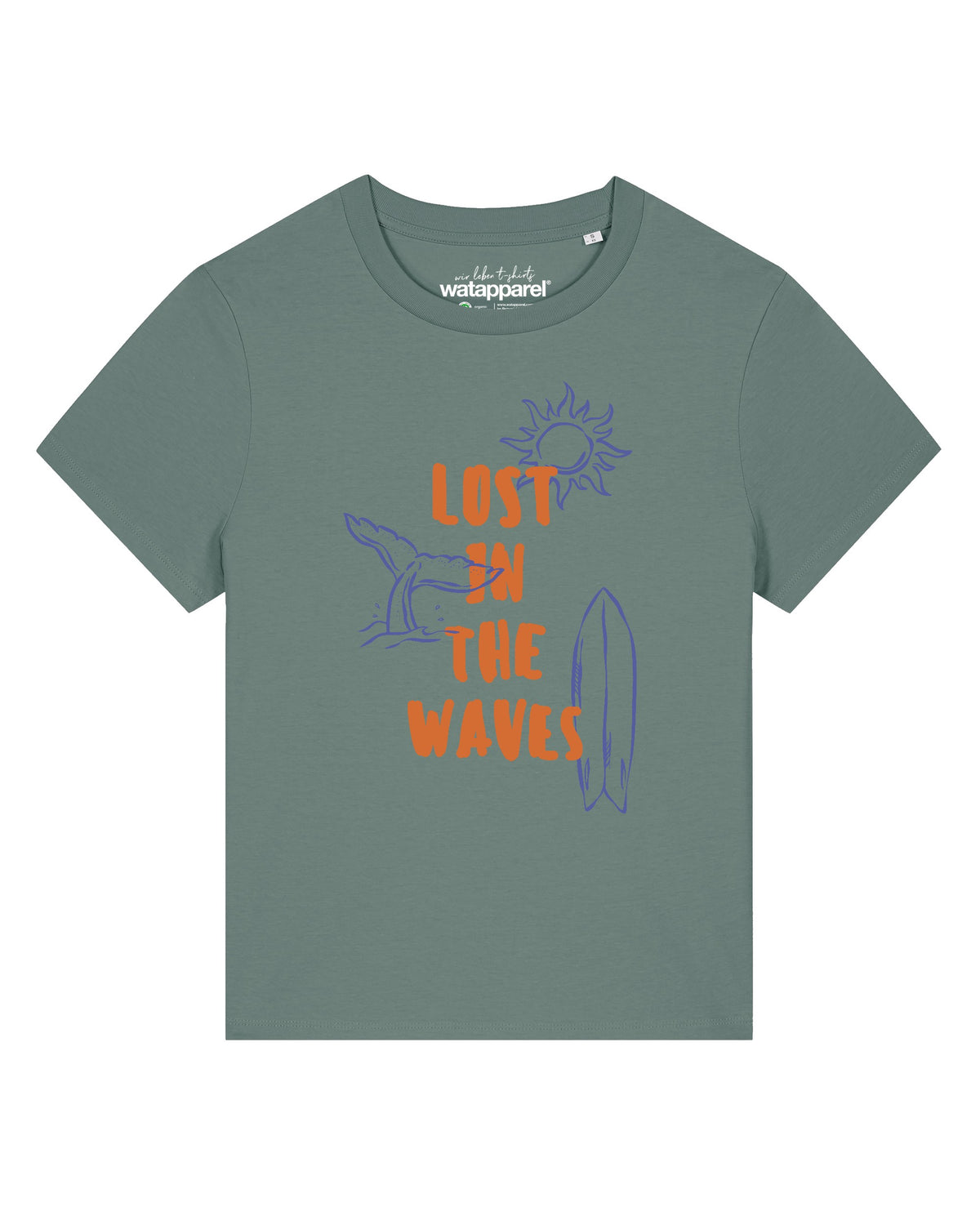 Lost in the waves | T-Shirt Frauen-front;C144