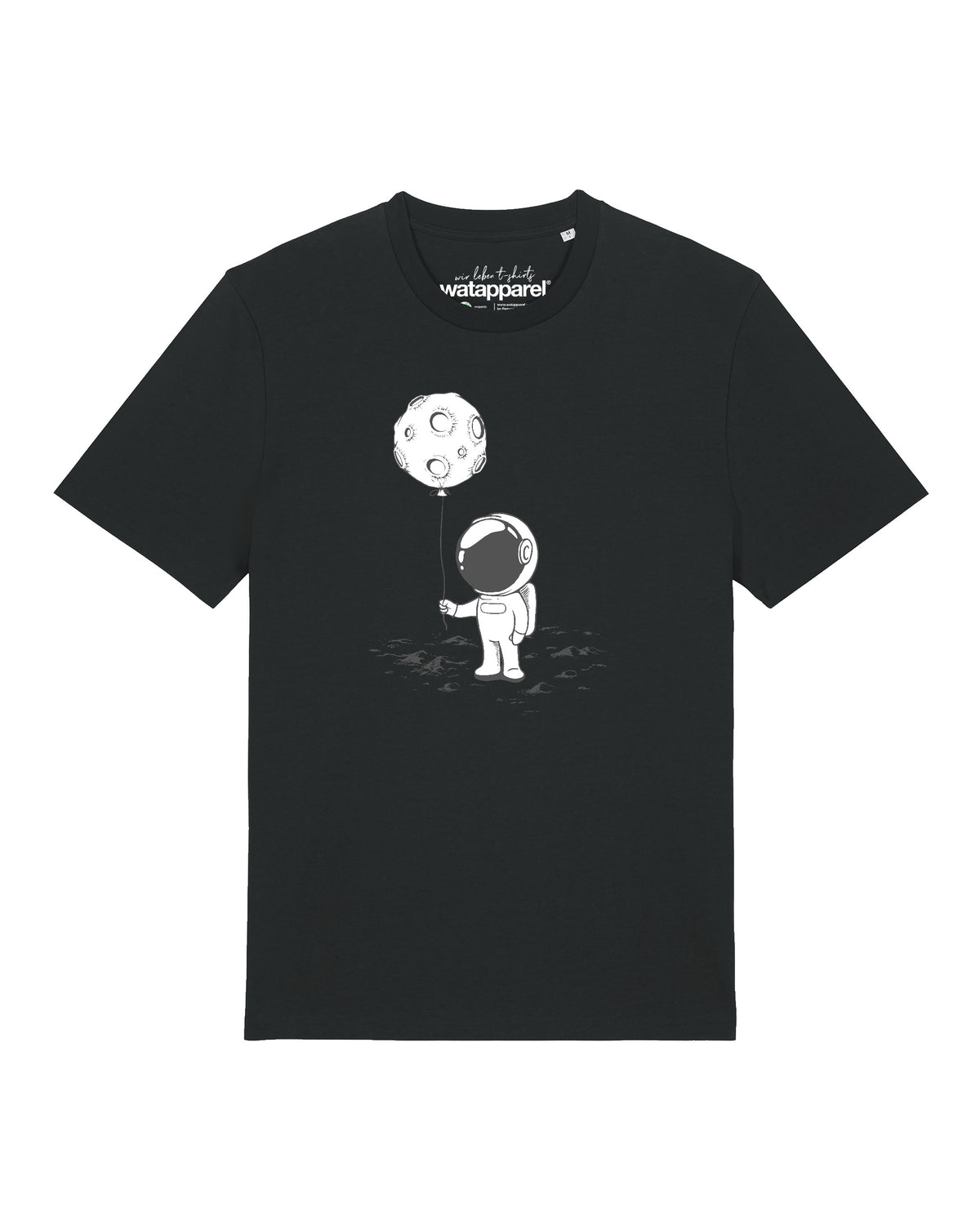 Kleiner Astronaut mit Luftballon | T-Shirt Unisex-front;C002