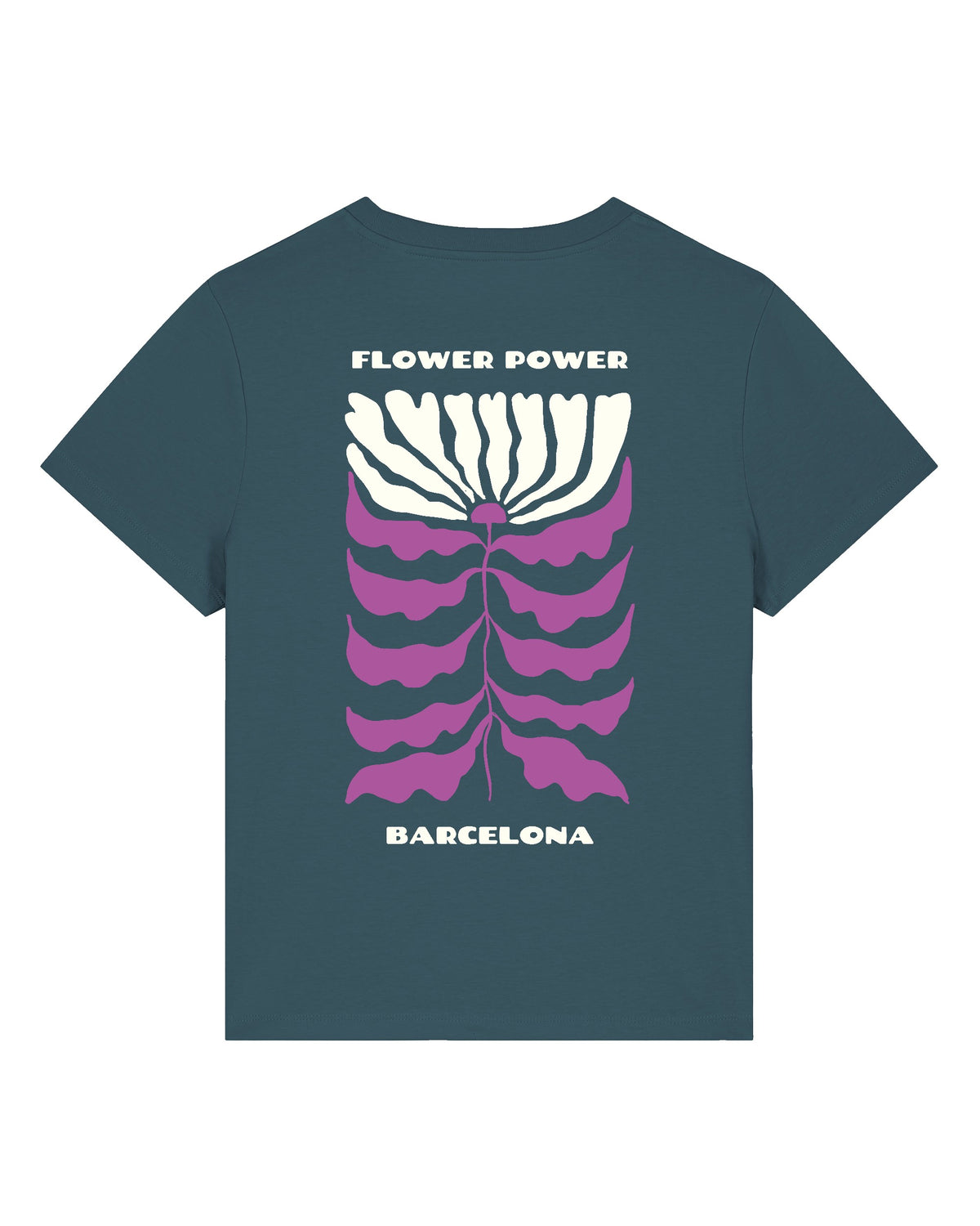 Barcelona Flora | T-Shirt Frauen-back;C702