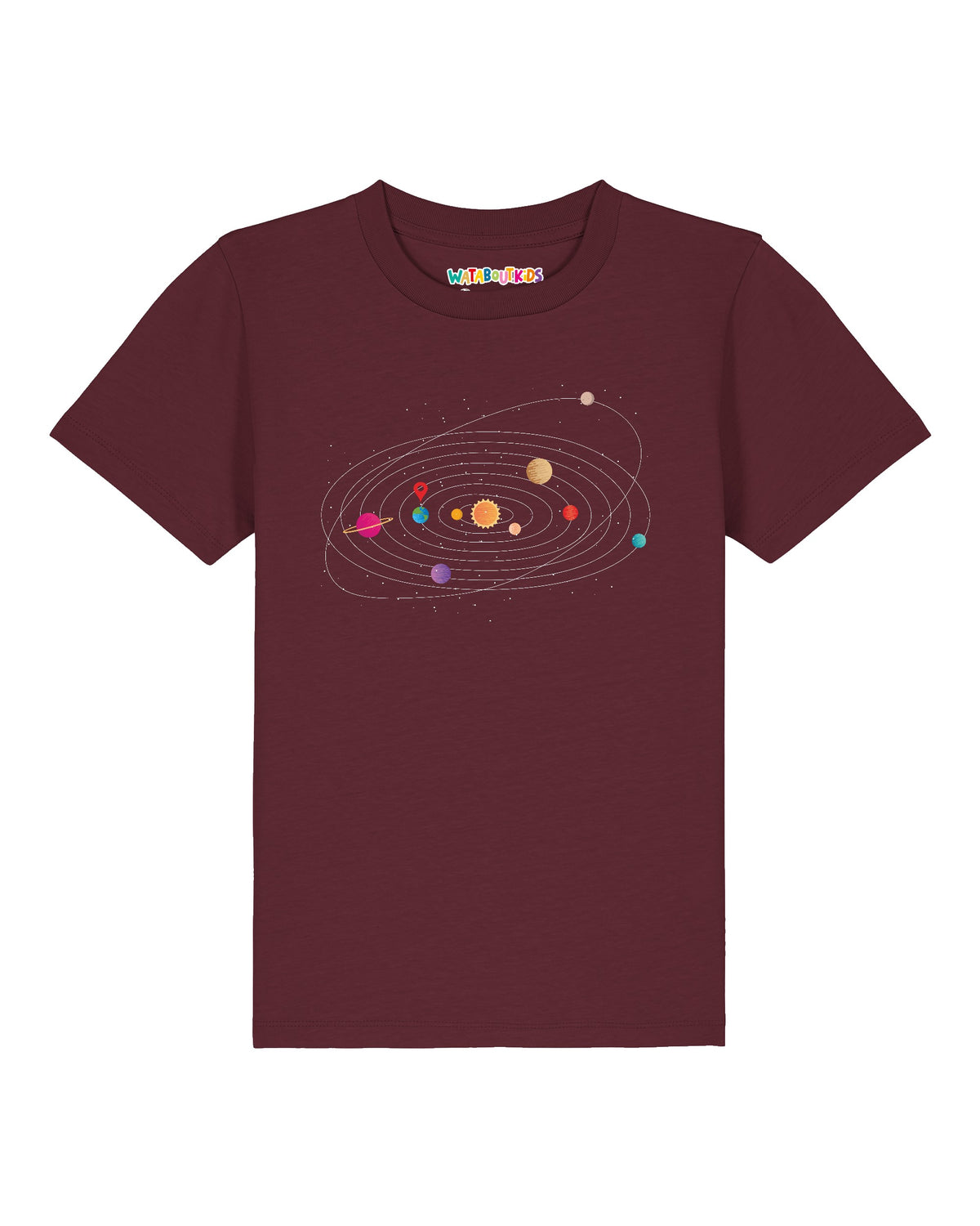 Sonnensystem | T-Shirt Kinder-front;C244