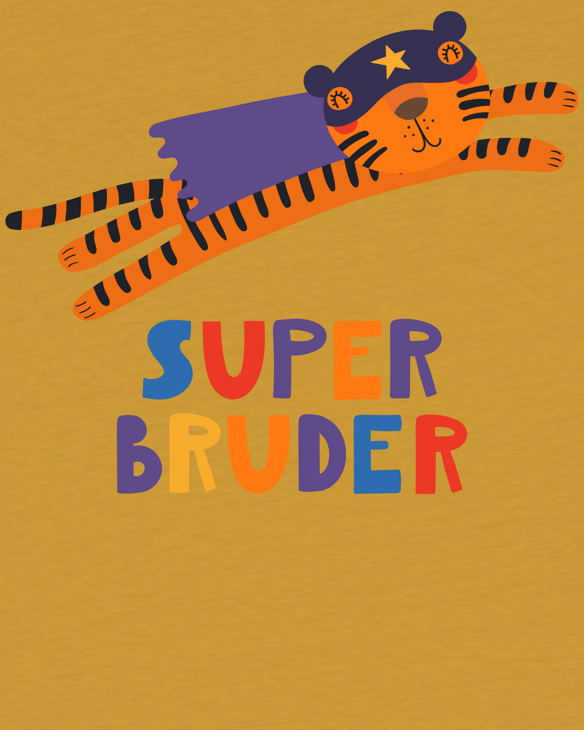 Tiger Superbruder | T-Shirt Kinder-detail_front;C048