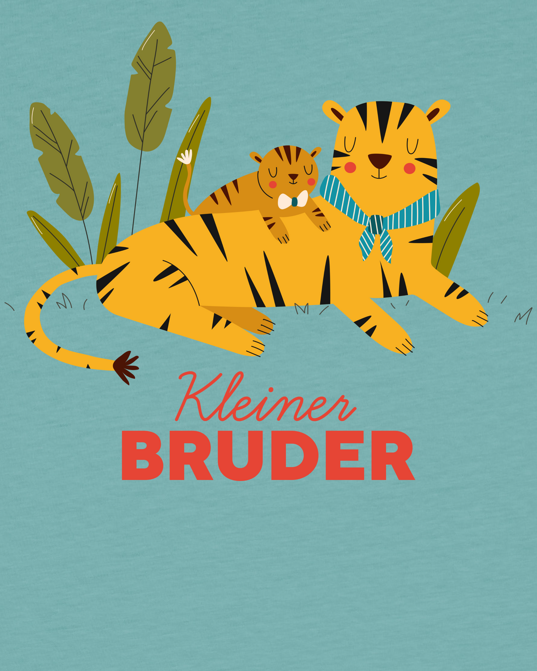Tiger Kleiner Bruder | T-Shirt Kinder-detail_front;C060