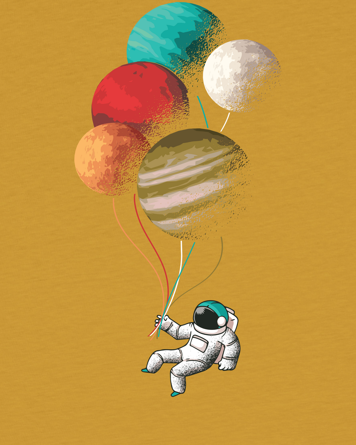 Balloon Spaceman | T-Shirt Kinder-detail_front;C048