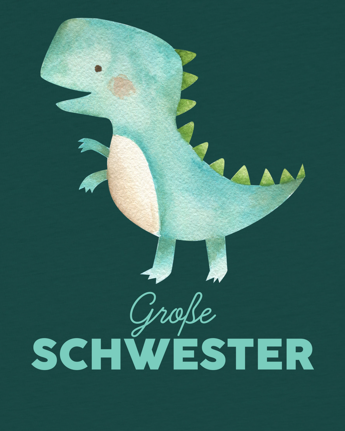 Dinosaurier 03 Große Schwester | T-Shirt Kinder-detail_front;C036