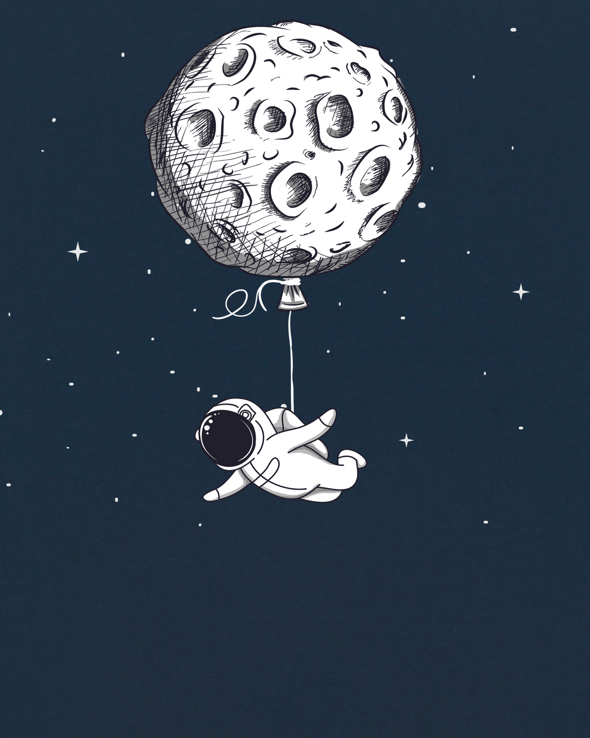 Funny Spaceman | T-Shirt Kinder-detail_front;C727