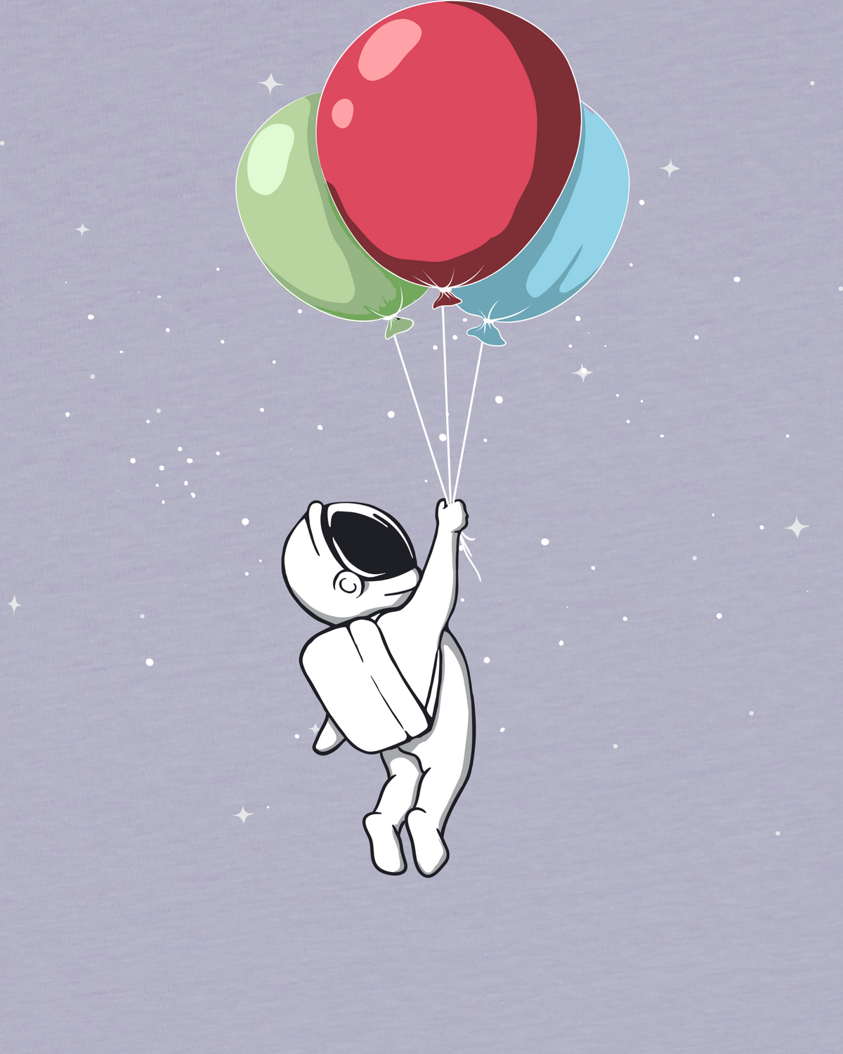Little Balloon Astronaut | T-Shirt Kinder-detail_front;C063