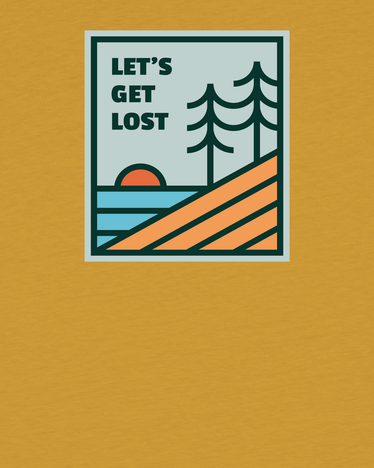Let's Get Lost | T-Shirt Kinder-detail_front;C048