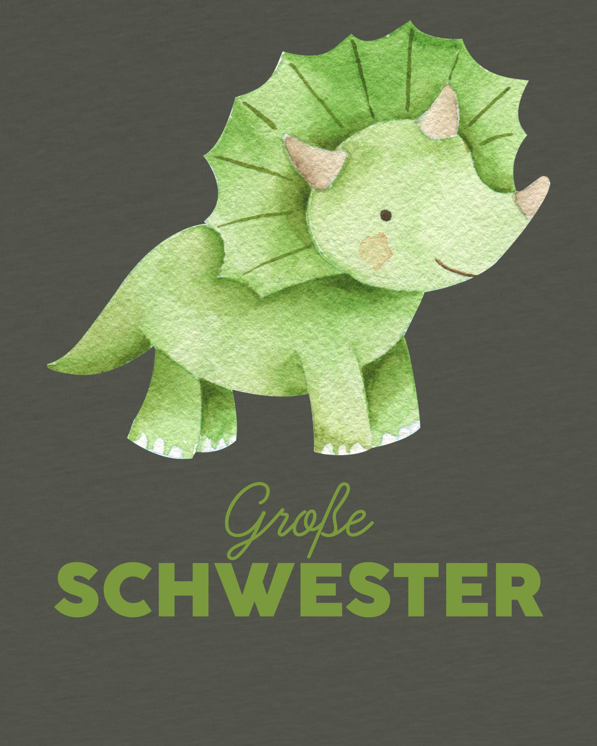 Dinosaurier 01 Große Schwester | T-Shirt Kinder-detail_front;C223