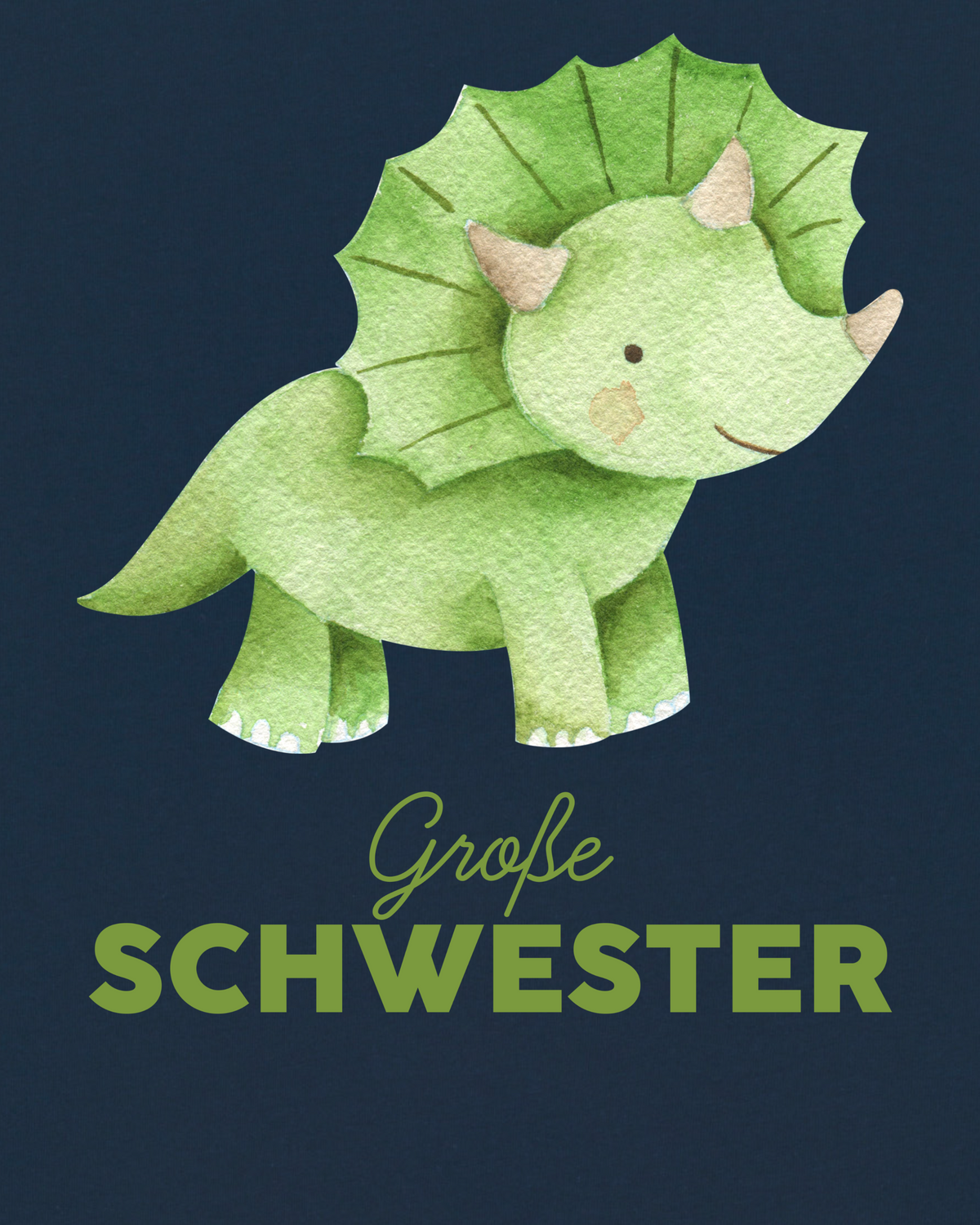 Dinosaurier 01 Große Schwester | T-Shirt Kinder-detail_front;C727
