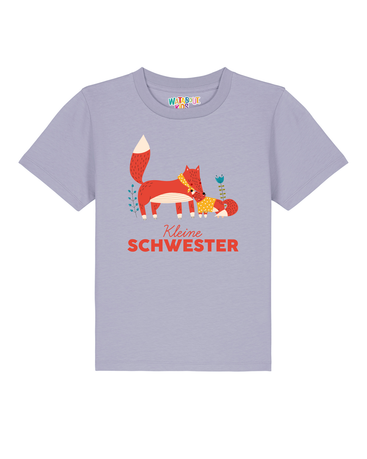 Fuchs Kleine Schwester | T-Shirt Kinder-front;C063