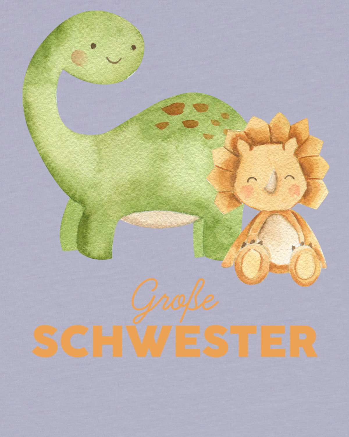 Dinosaurier 06 Große Schwester | T-Shirt Kinder-detail_front;C063