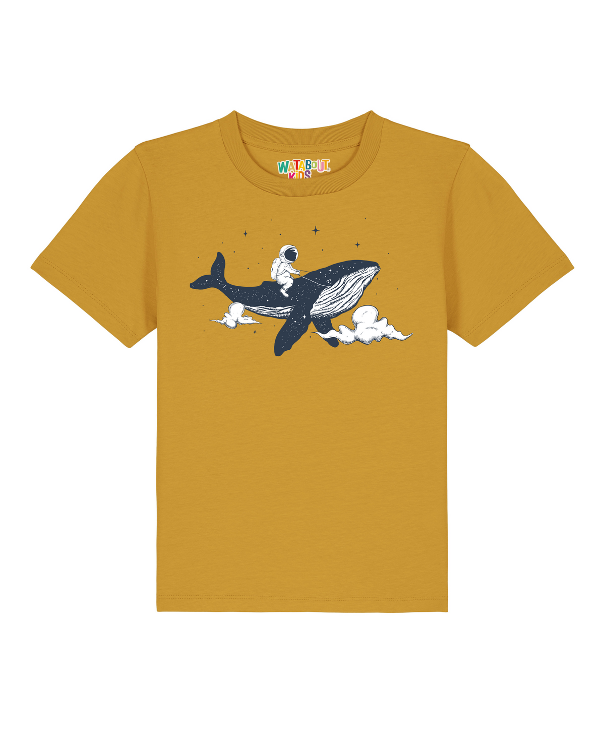 Spacewhale | T-Shirt Kinder-front;C048