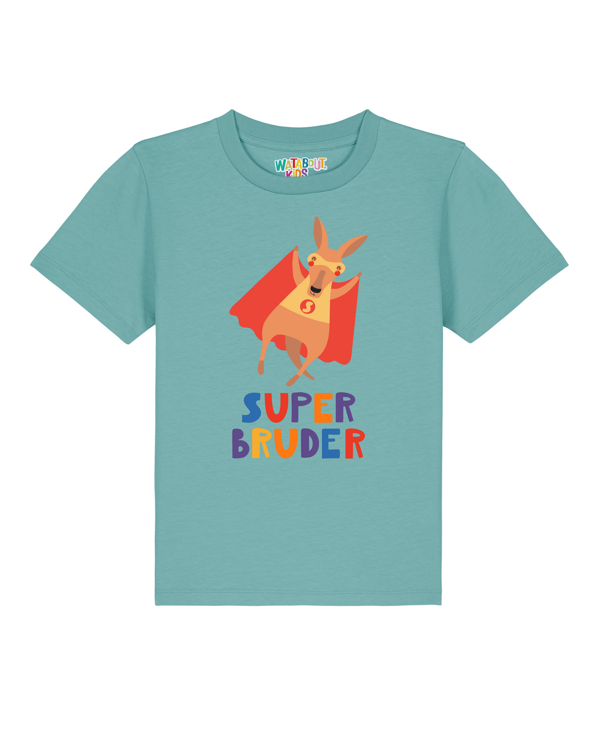 Känguru Superbruder | T-Shirt Kinder-front;C060