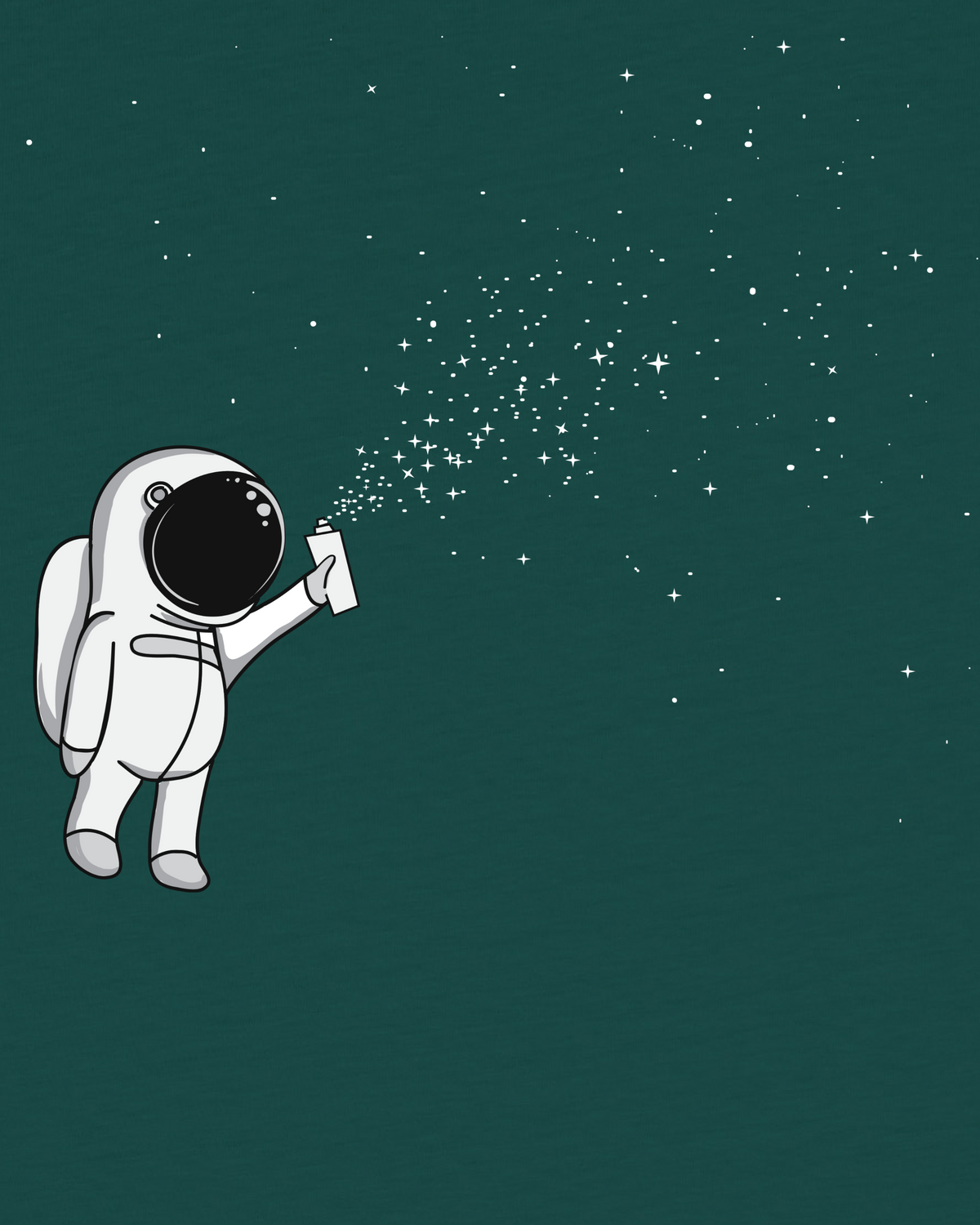 Spray the universe | T-Shirt Kinder-detail_front;C036