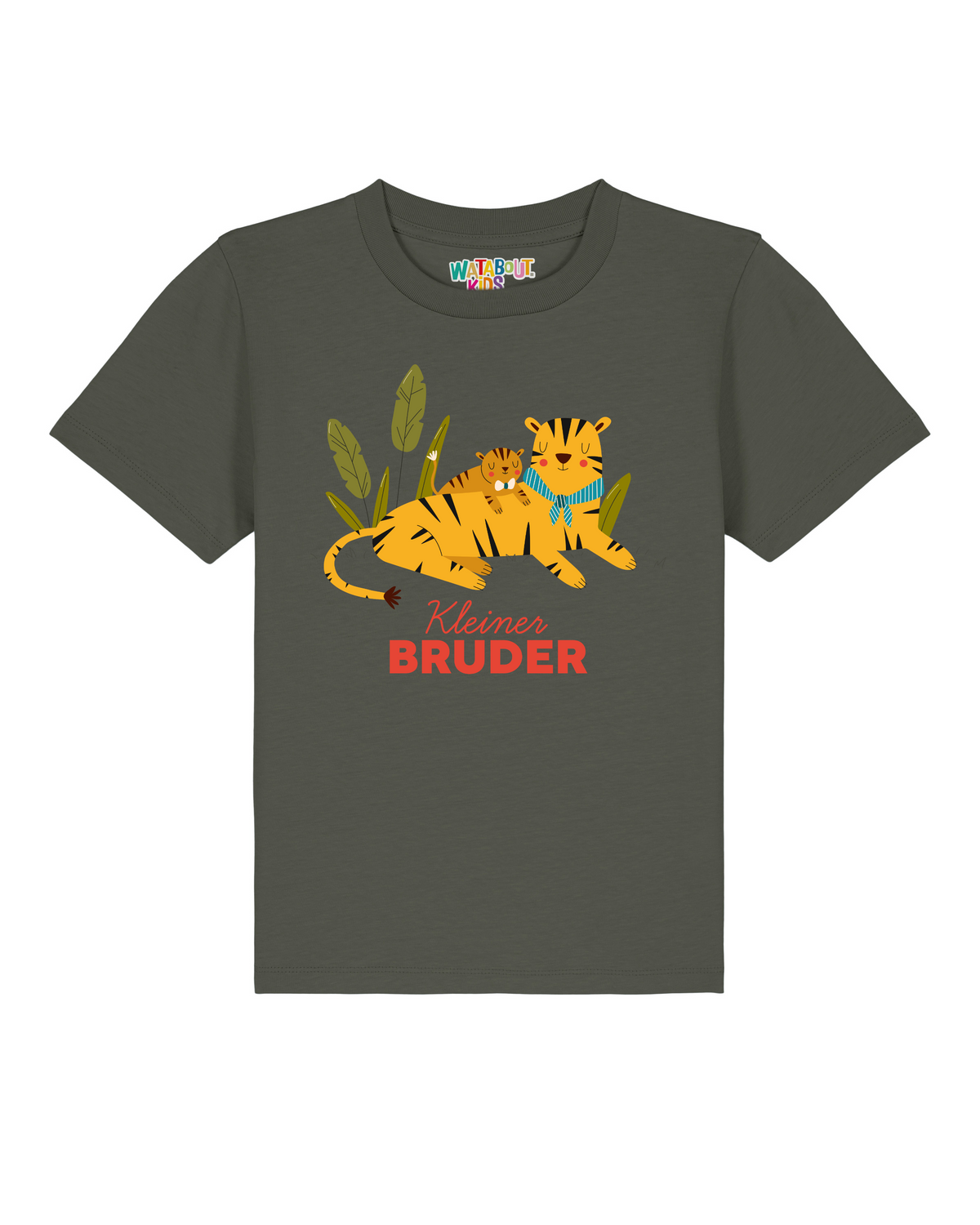 Tiger Kleiner Bruder | T-Shirt Kinder-front;C223
