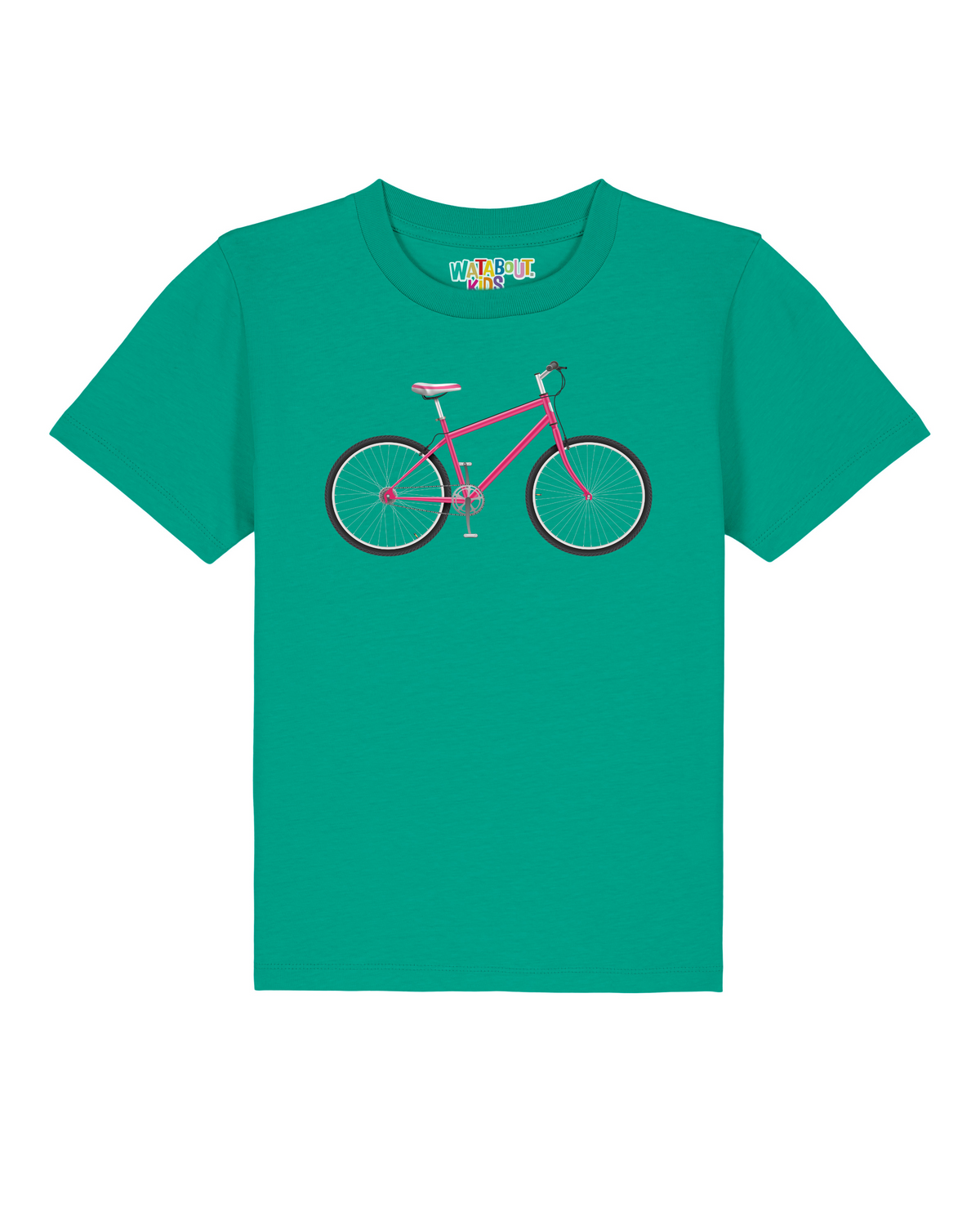 Pink Bike | T-Shirt Kinder-front;C100