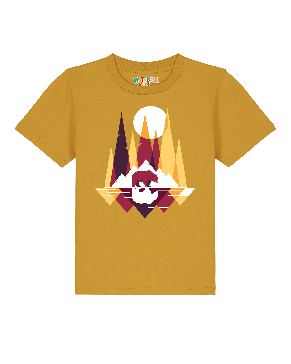 Von Bären und Bergen | T-Shirt Kinder-front;C048