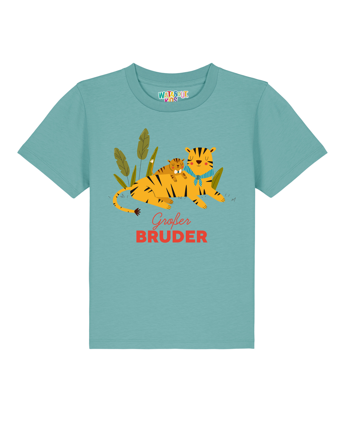Tiger Großer Bruder | T-Shirt Kinder-front;C060