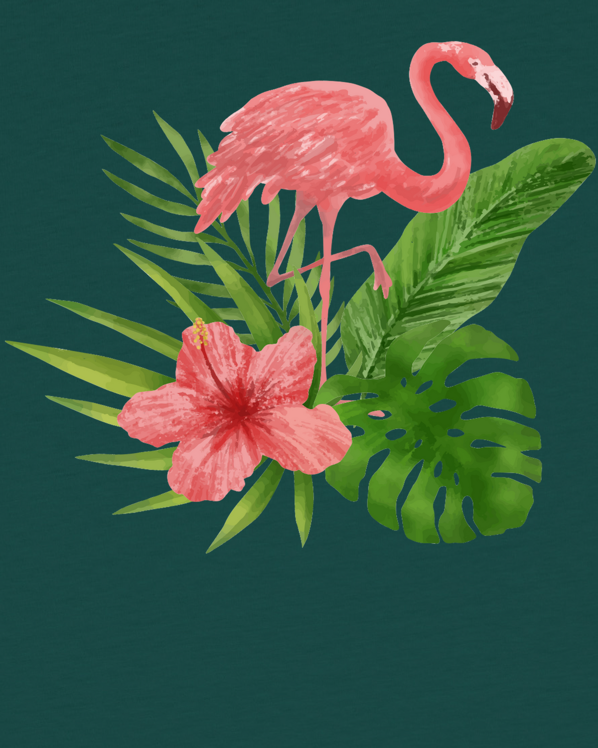 Flamingo | T-Shirt Kinder-detail_front;C036