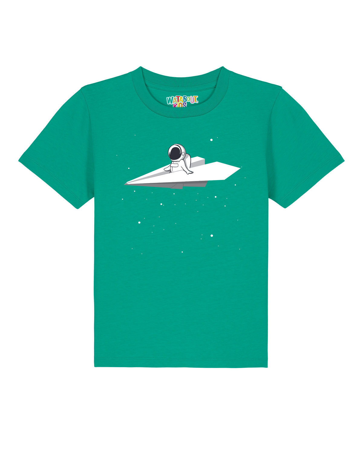 Fly me to the moon | T-Shirt Kinder-front;C100